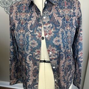 Elegant Paisley Women's Blouse